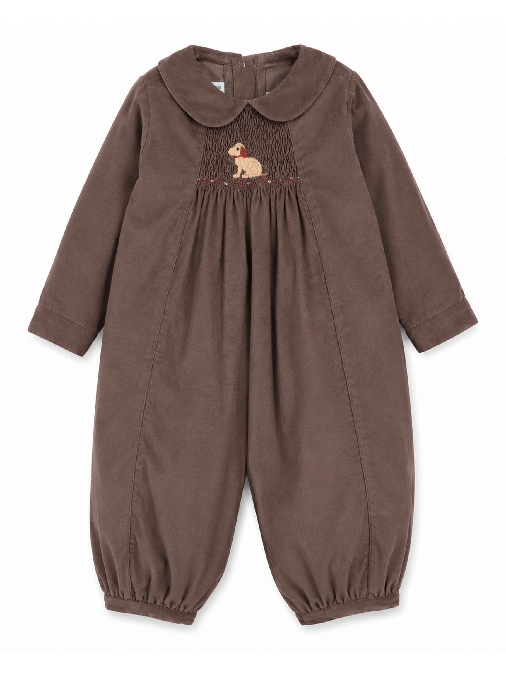 Chest Smocked Romper - Seated Lab