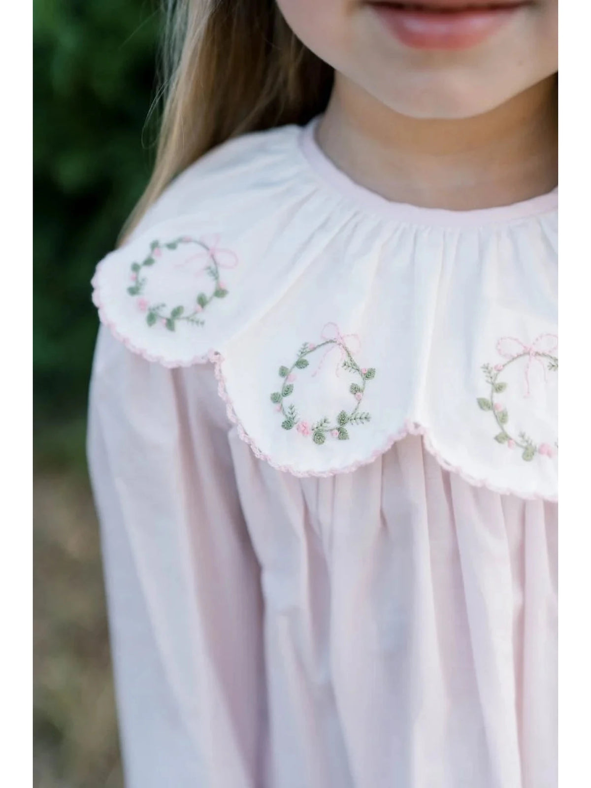 Chloe Dress - Blessings Pink Batiste