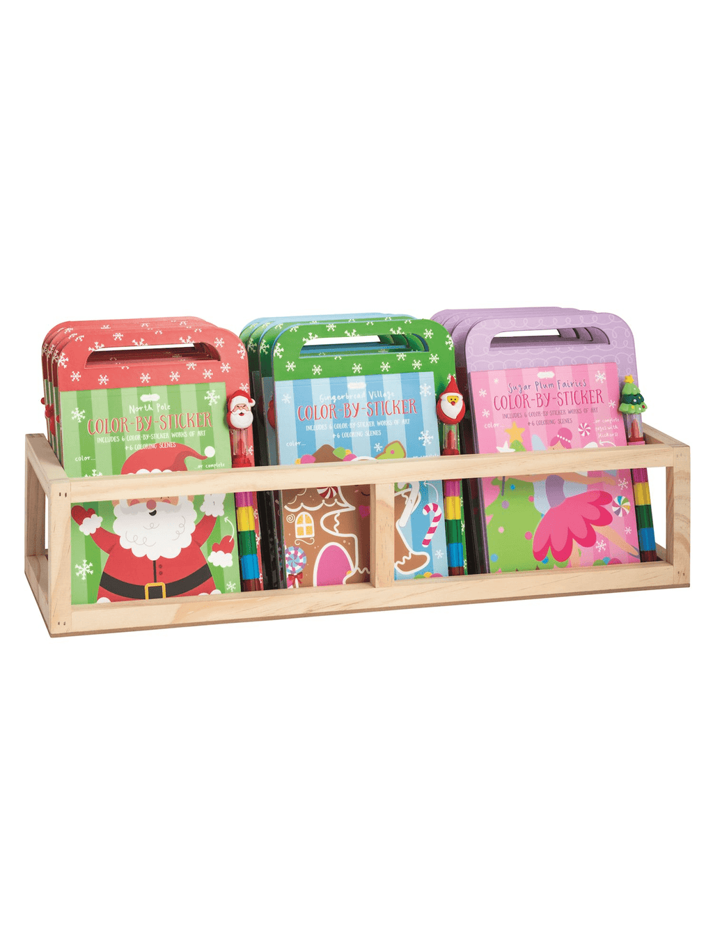 Christmas Color-By-Sticker Sets