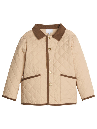 Classic Quilted Jacket - Khaki