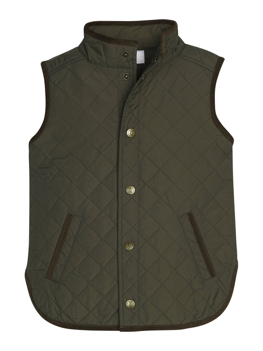Classic Quilted Vest - Olive