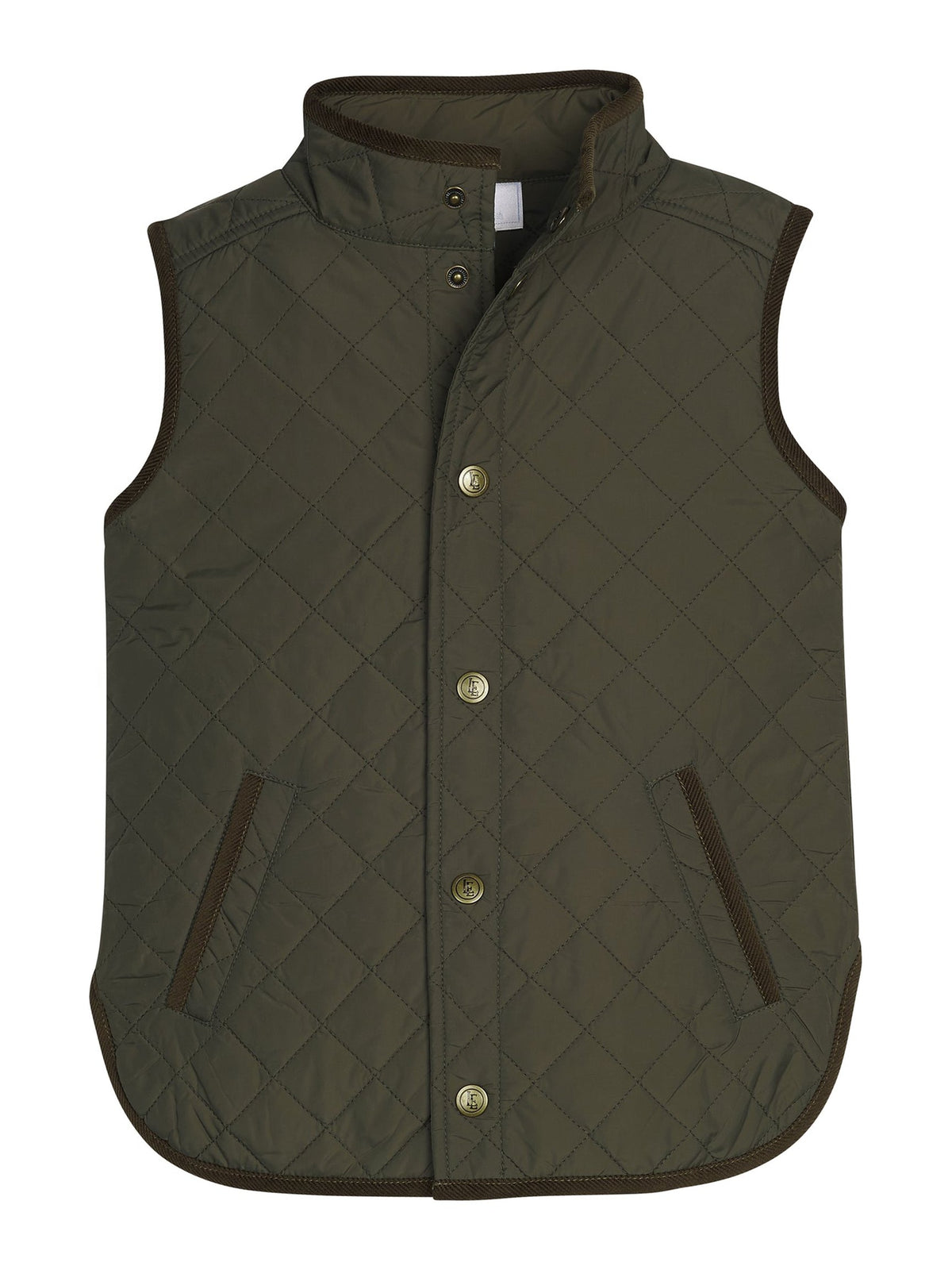Classic Quilted Vest - Olive