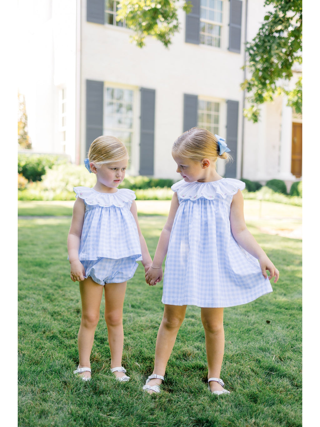 PRE-ORDER Colby Check Bloomer Set
