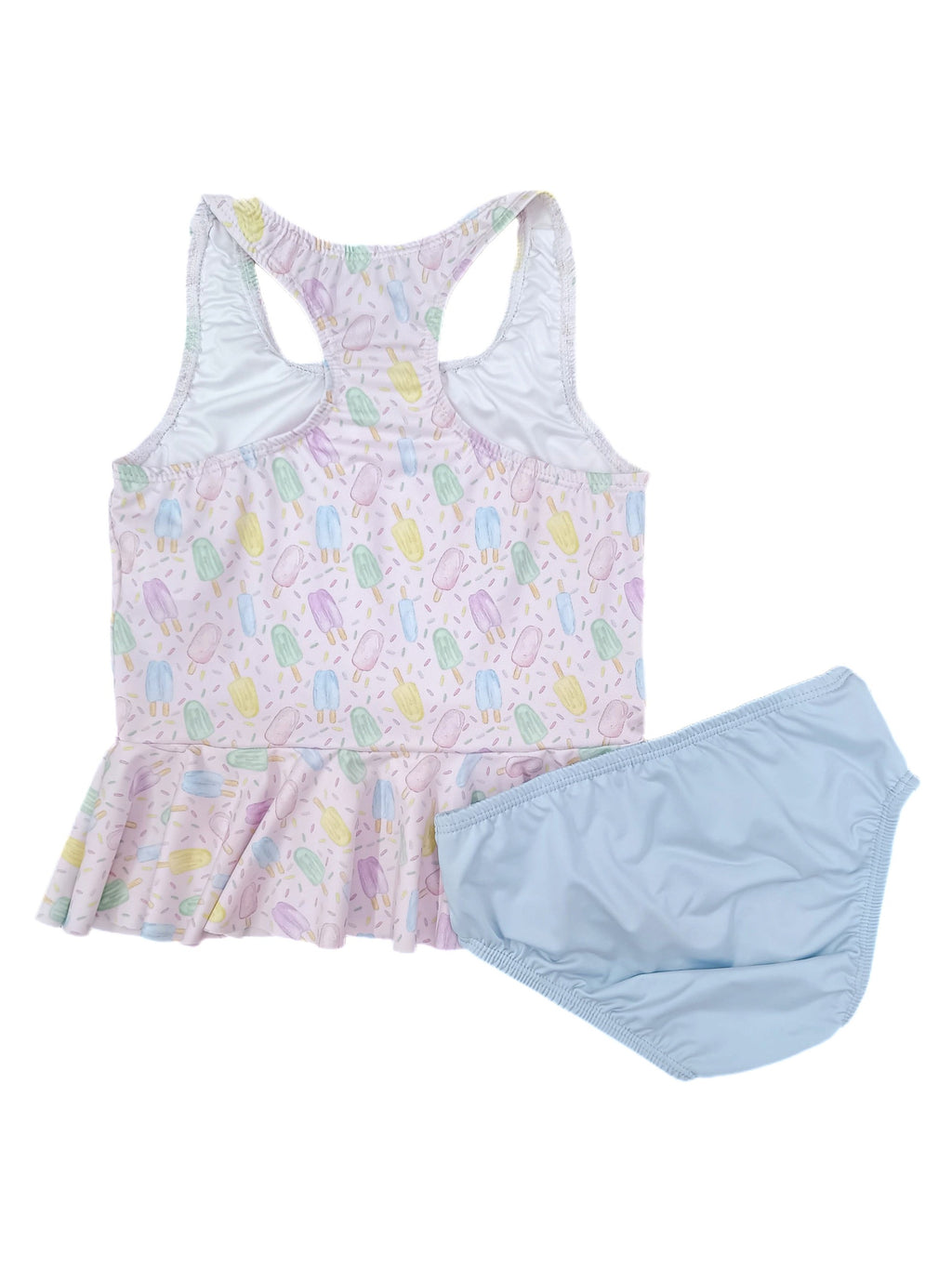 PRE-ORDER Collette Peplum Swimsuit - Sweet Summertime
