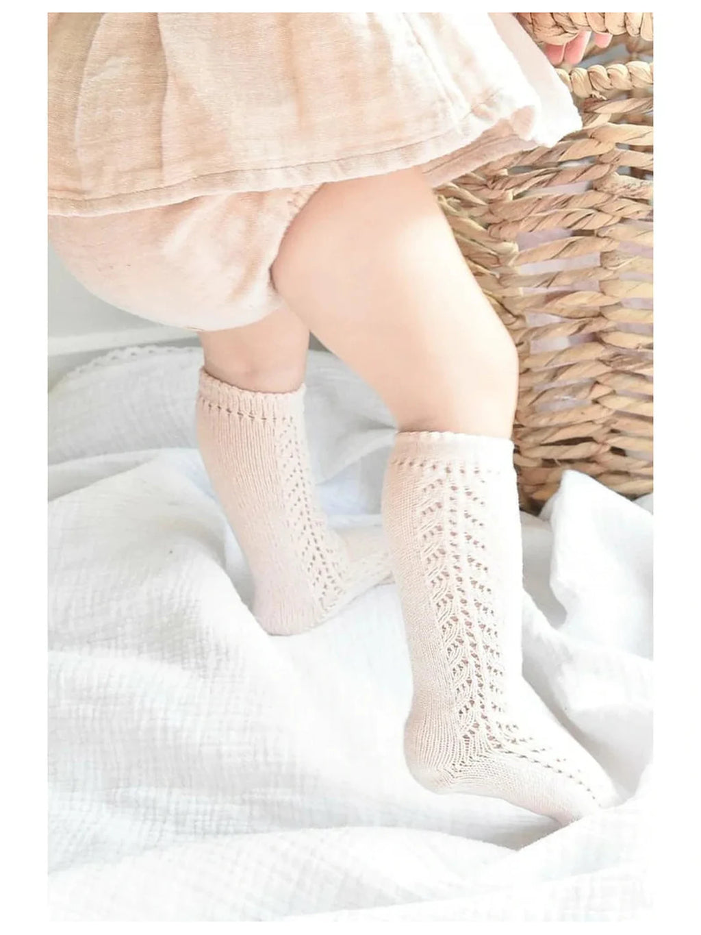 Side Crochet Knee Socks