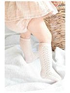 Side Crochet Knee Socks