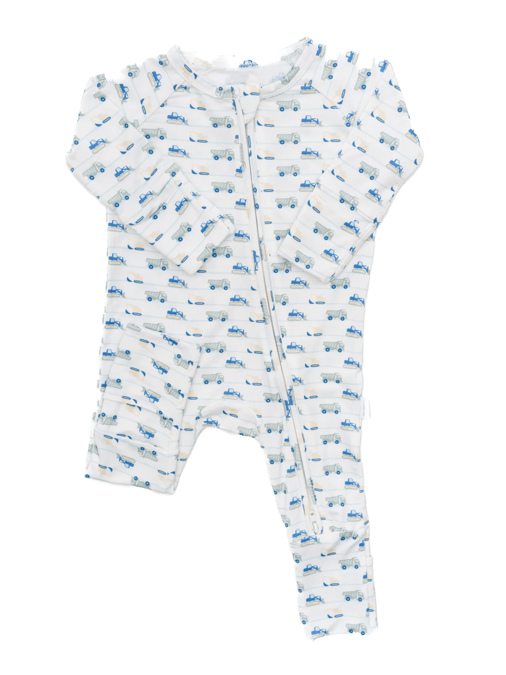 Construction Zone Sleep Romper