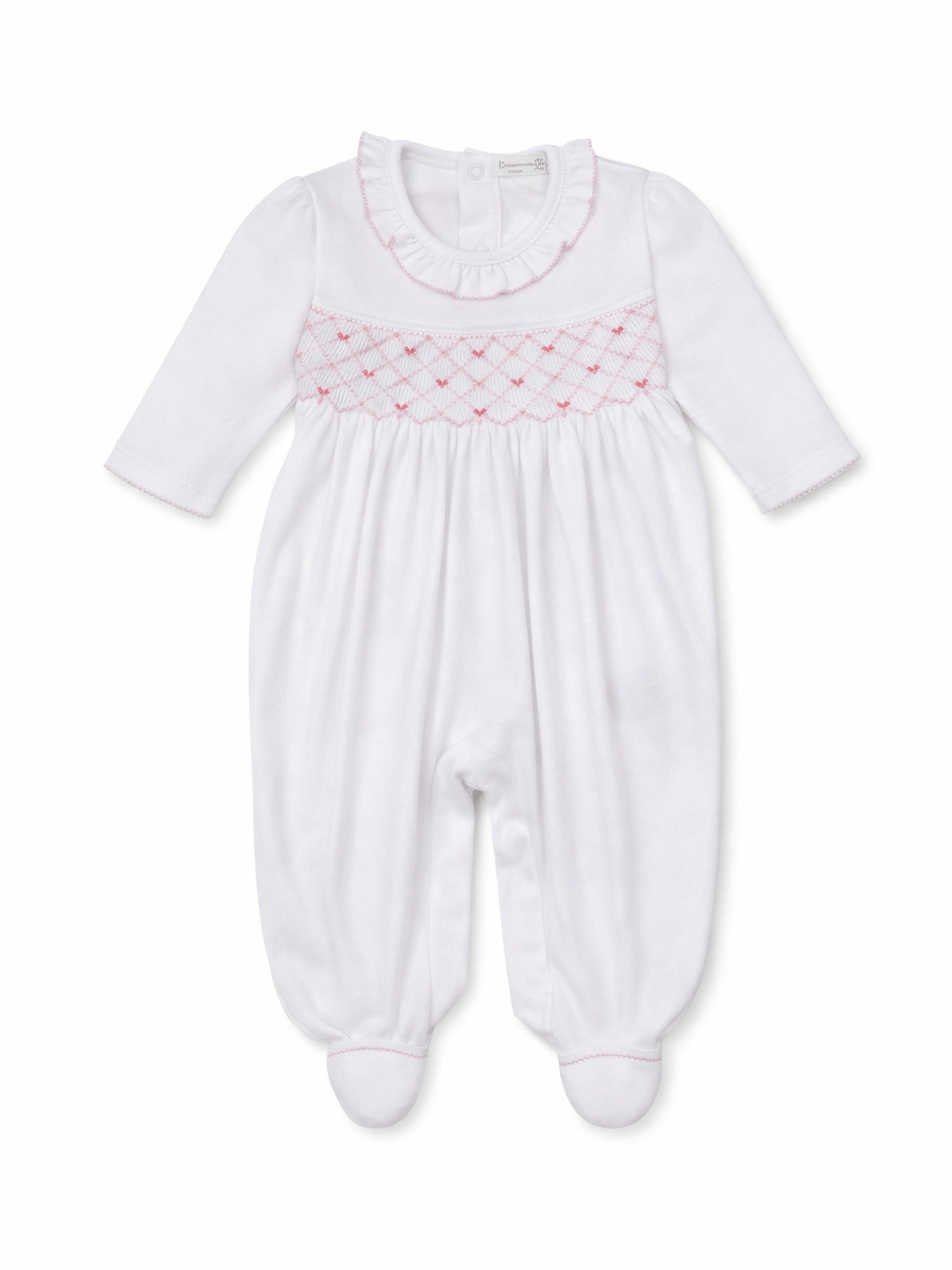 Footie w/ Hand Smocking