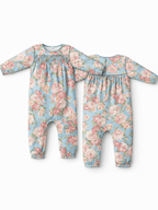 Angeline Floral - Smocked Long Sleeve Romper