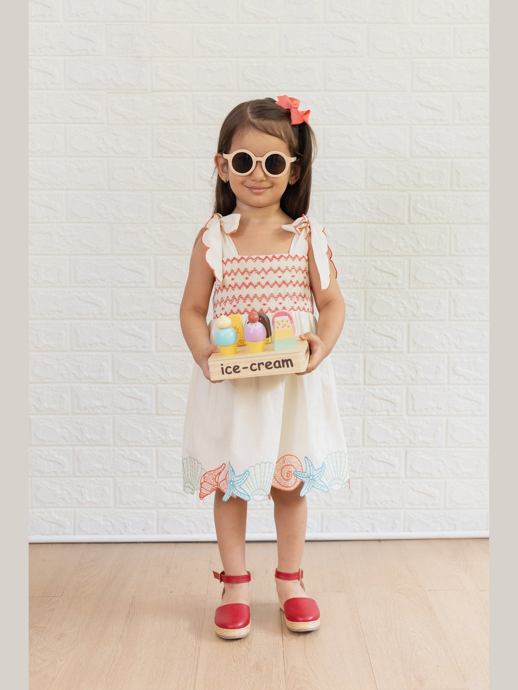 Margot Shells Dress - Posh Tots Children's Boutique