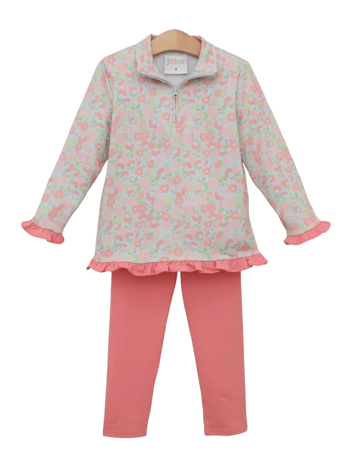 Cottage Blooms Elise Ruffle Pullover Set