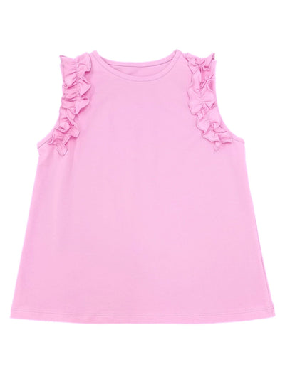 PRE-ORDER Ruffled Sleeveless Top