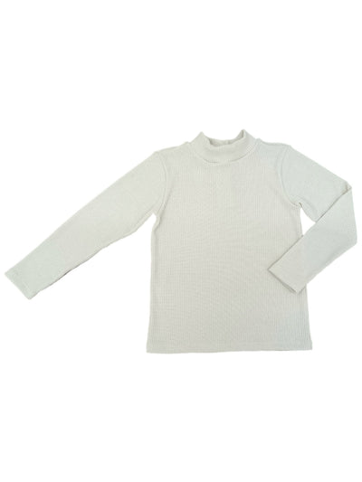 Ribbed Sparkle Long Sleeve Top