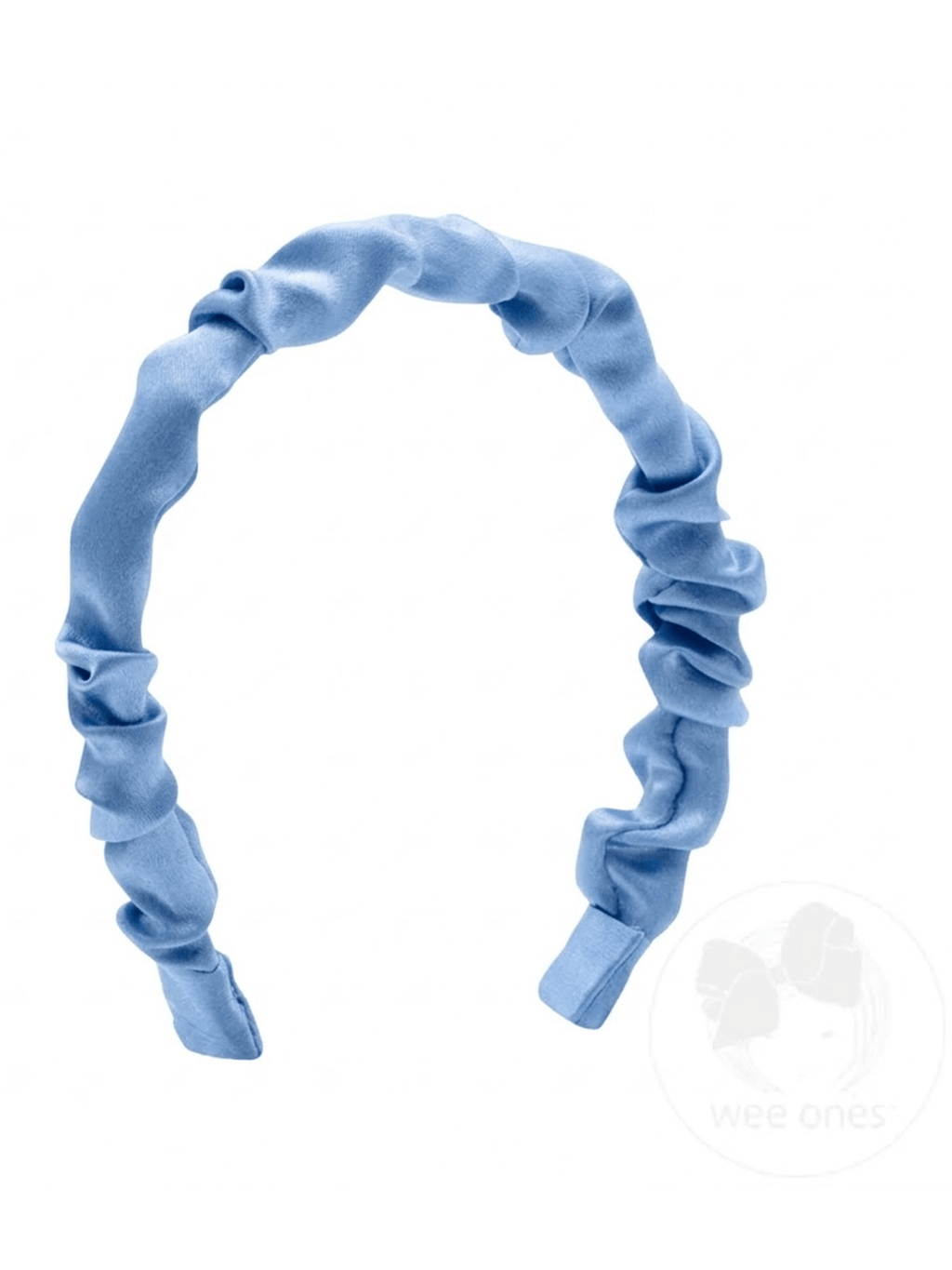 Crepe Satin Ruffled Headband