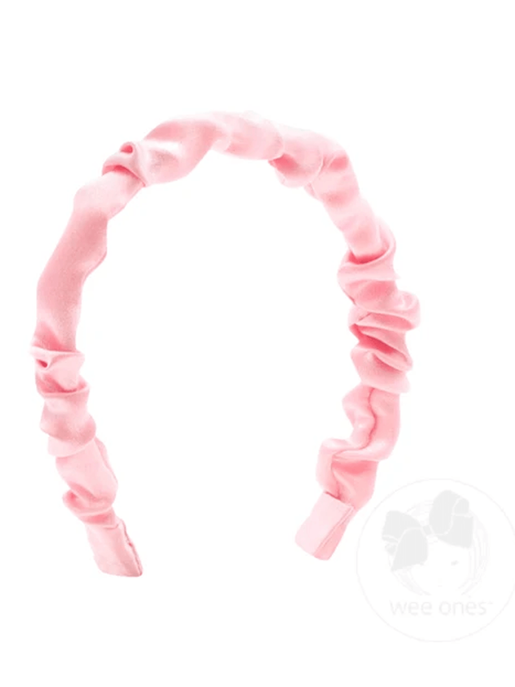 Crepe Satin Ruffled Headband