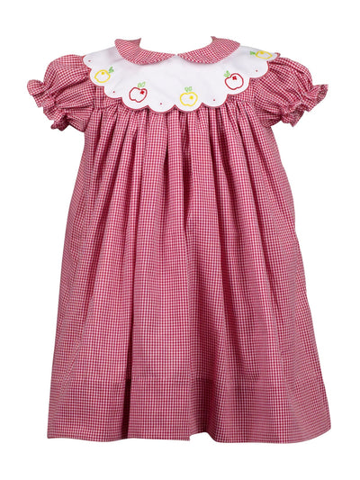 PRE-ORDER Crispin Apple Scallop Dress