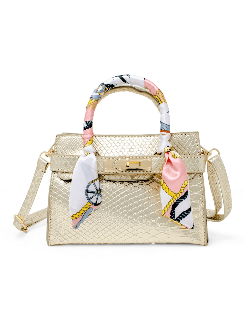 Crocodile Scarf Handbag