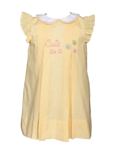 PRE-ORDER Cute as a Button Dress