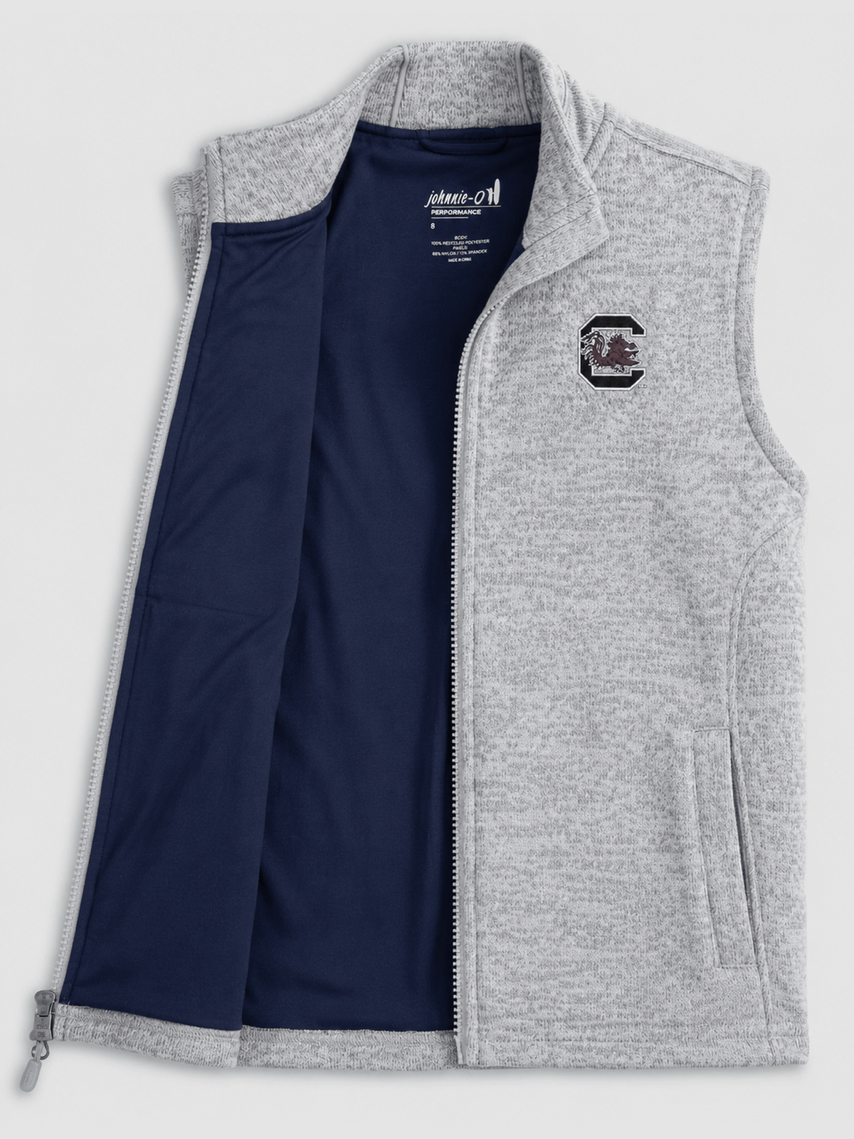 South Carolina Denalis Jr. Double-Zip Fleece Vest