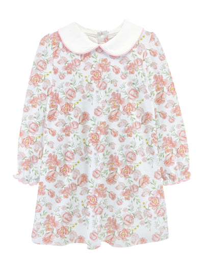 PRE-ORDER Dress with Round Collar - Pastel Floral