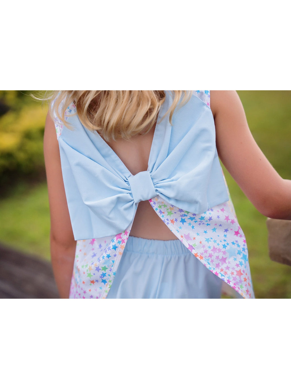 PRE-ORDER Lottie Bloomer/Banded Short Set - Rainbow Stars