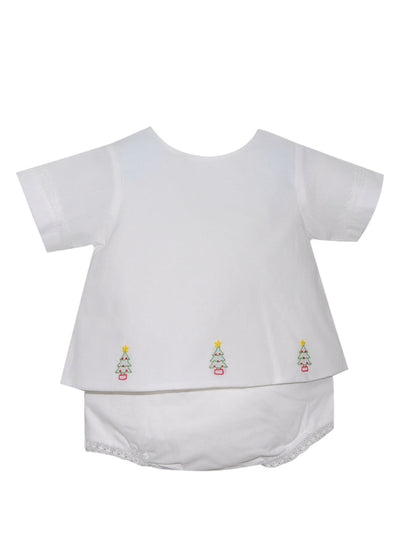 Bailey Boy Christmas Tree Diaper Set