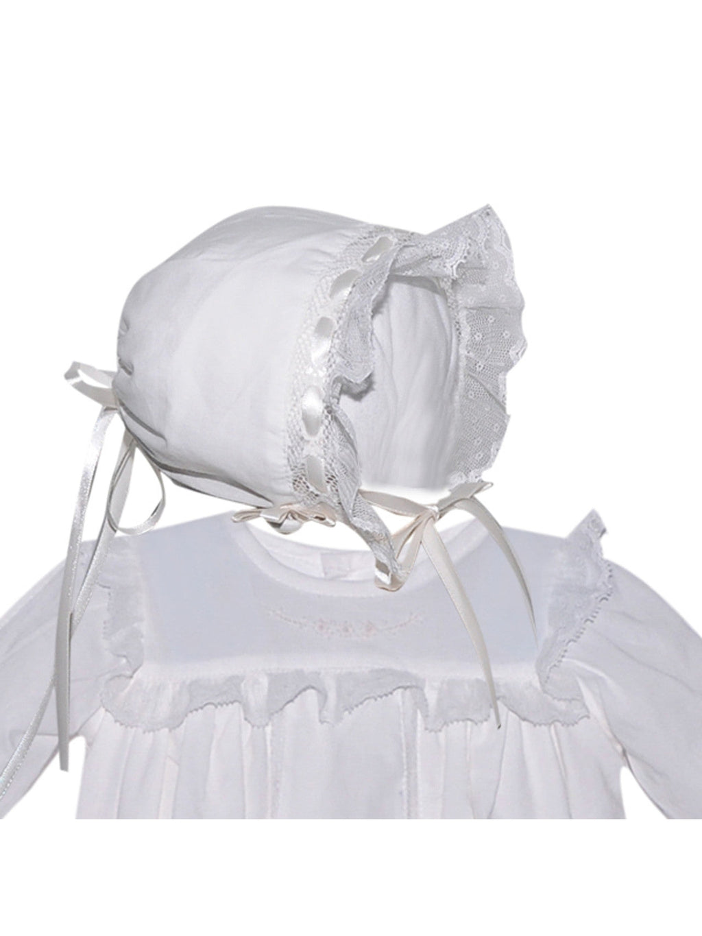 Kennedy Christening Gown Set - Vintage White