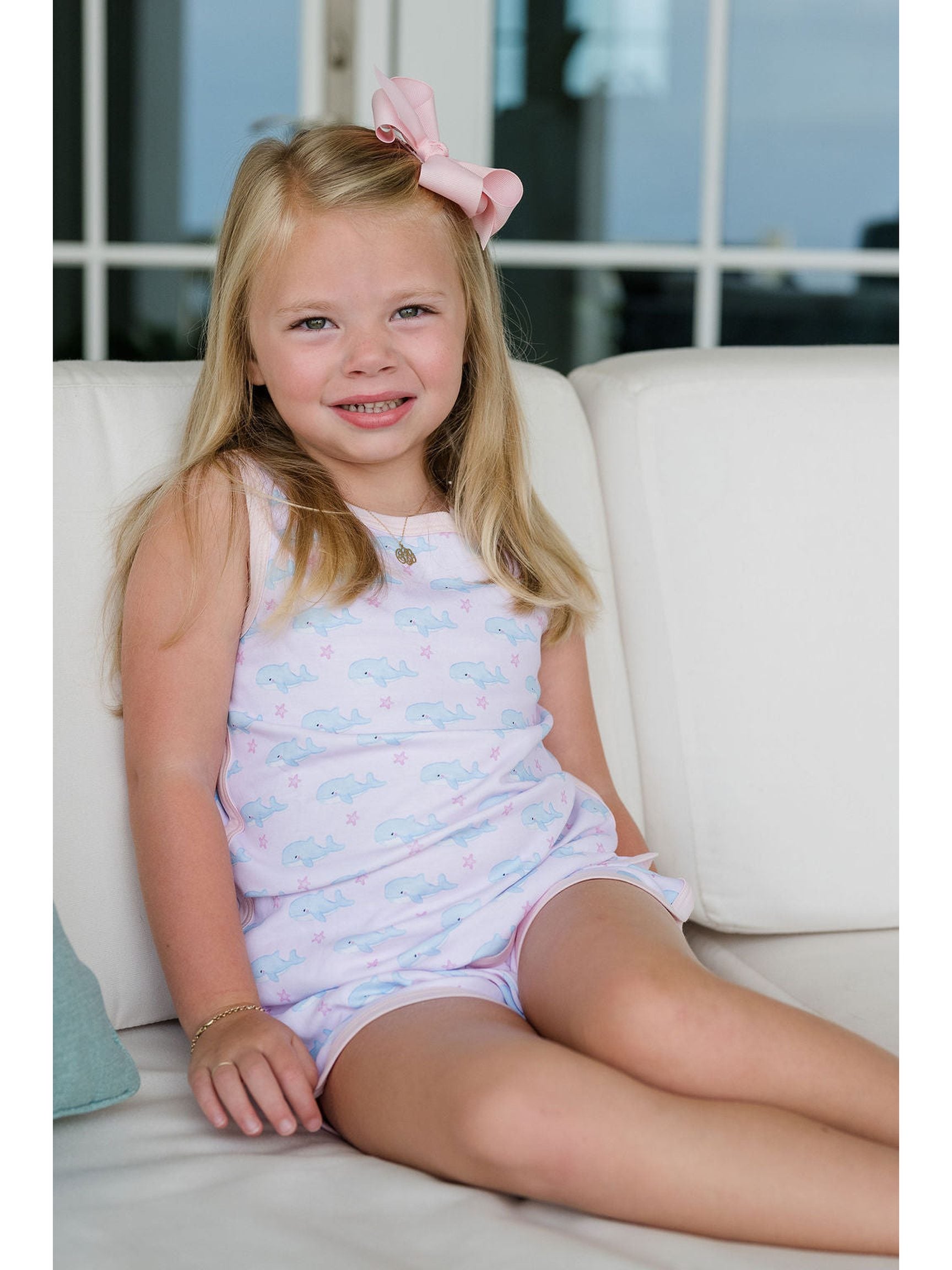 PRE-ORDER Tank Lounge Set - Oh Whale