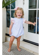 PRE-ORDER Blake Bubble - Blue Floral Scallop