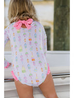 PRE-ORDER Leighton Rashguard Swimsuit - Reel Fun