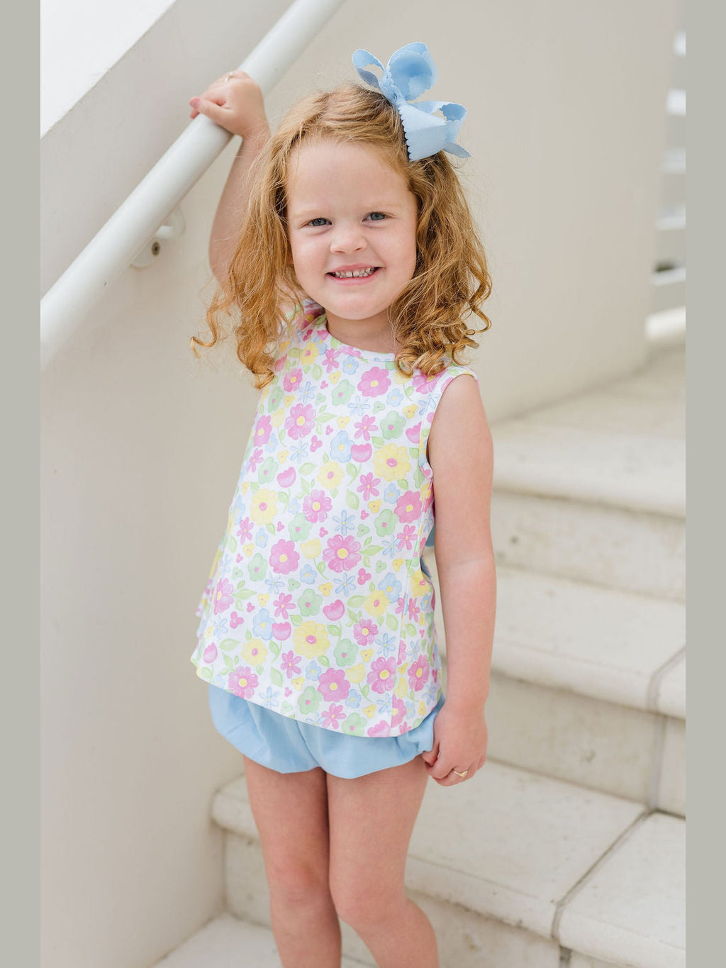PRE-ORDER Kinley Bloomer/Ruffle Short Set - Blossoms & Blooms