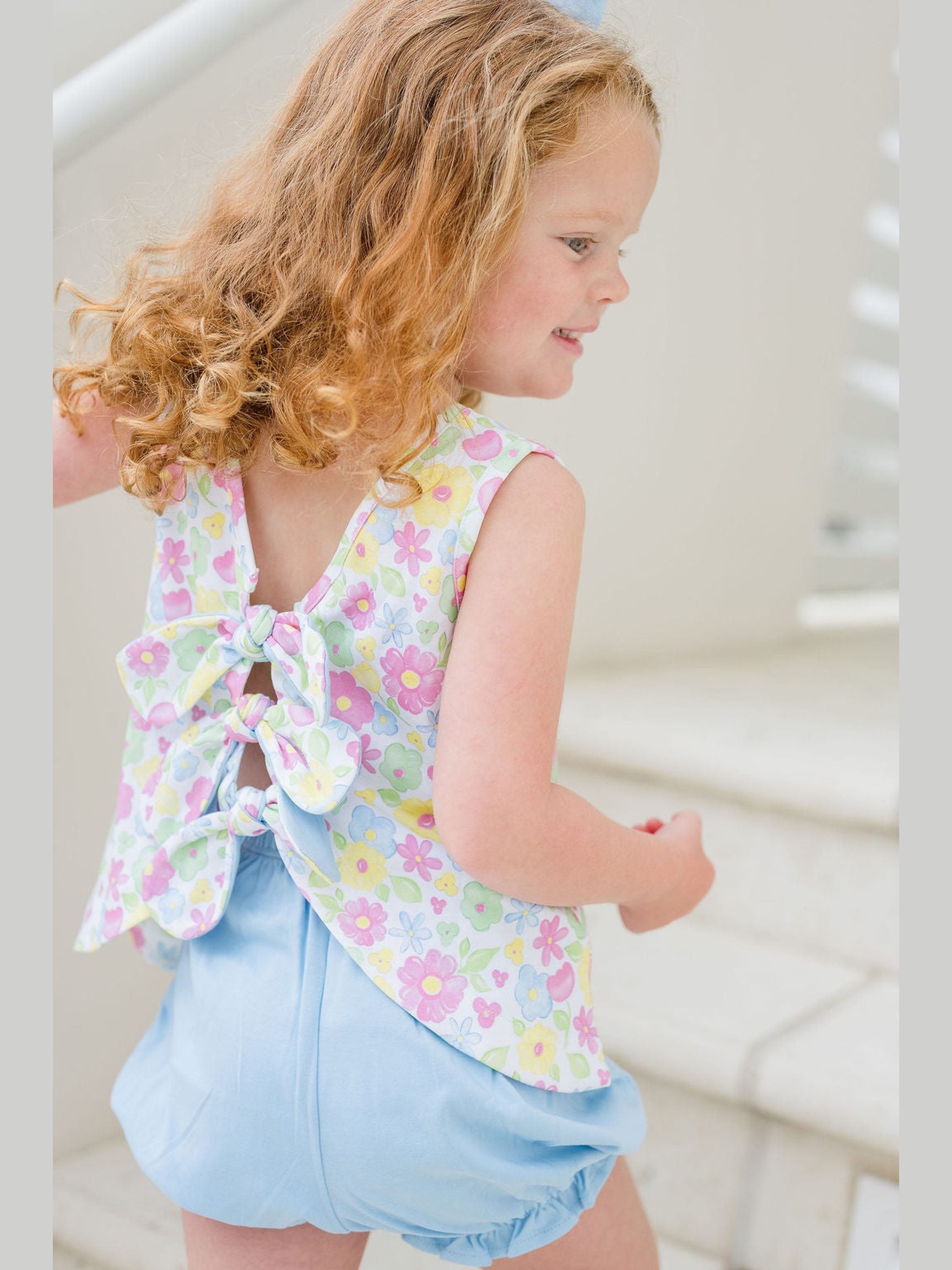 PRE-ORDER Kinley Bloomer/Ruffle Short Set - Blossoms & Blooms
