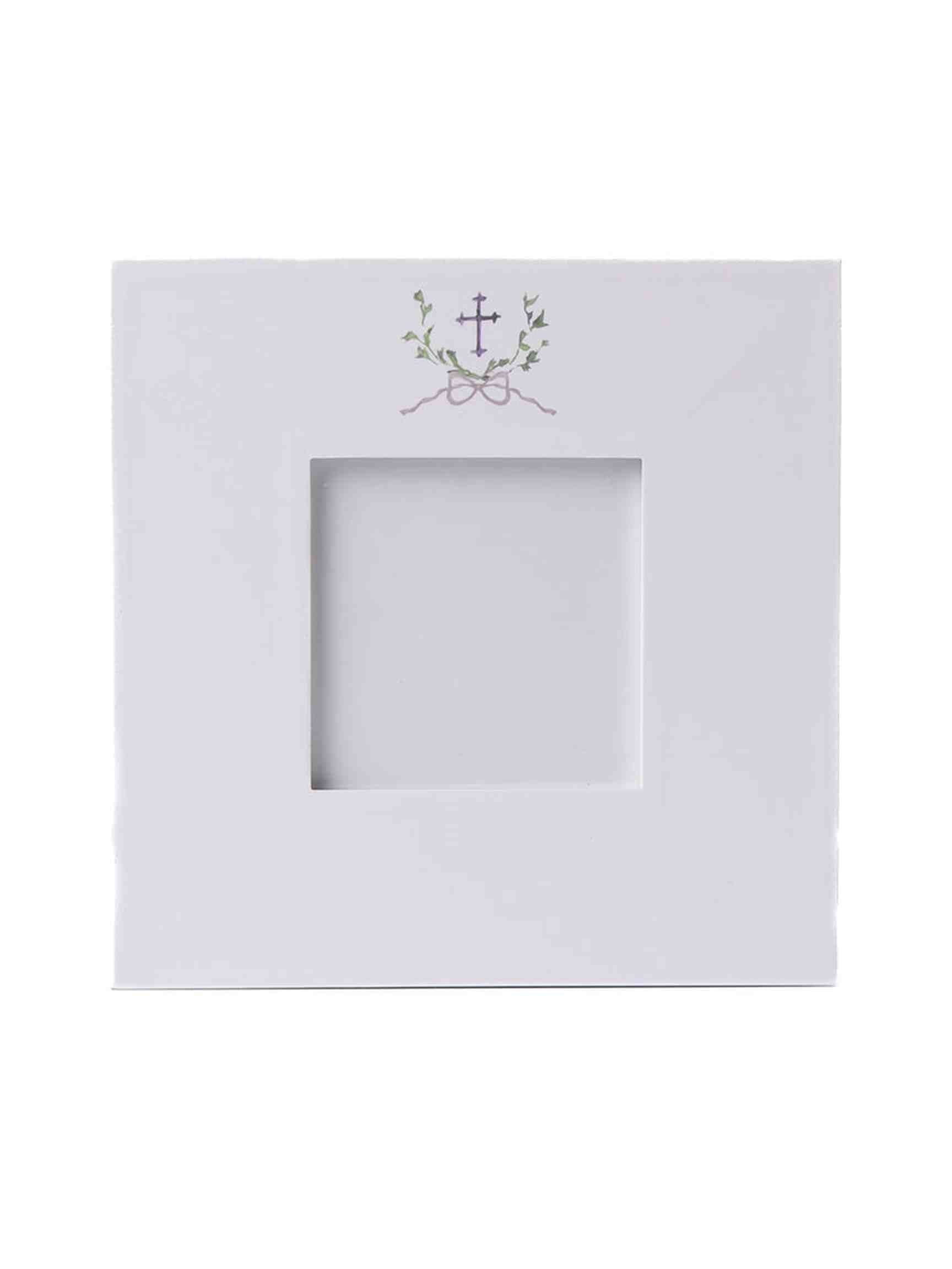 8"x8" Frame w/ Printed Cross