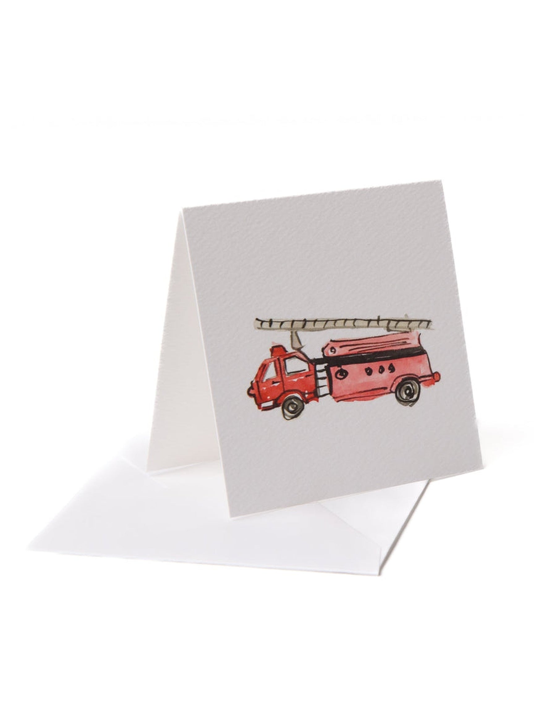 Firetruck Enclosure Card