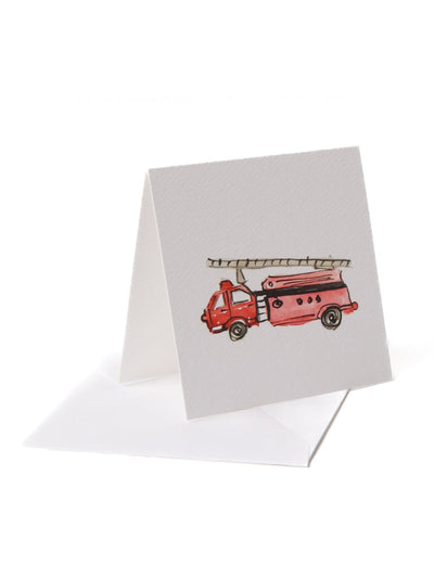 Firetruck Enclosure Card