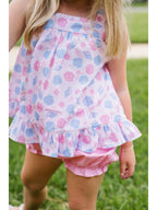 PRE-ORDER Maggie Bloomer/Banded Short Set - Shells Woven