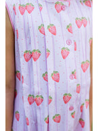PRE-ORDER Reagan Dress - Strawberry Stripe