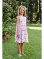 PRE-ORDER Reagan Dress - Strawberry Stripe