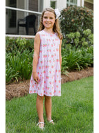 PRE-ORDER Reagan Dress - Strawberry Stripe