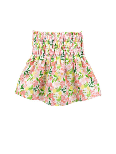 Daffodil Smocked Waist Skirt - Posh Tots Children's Boutique