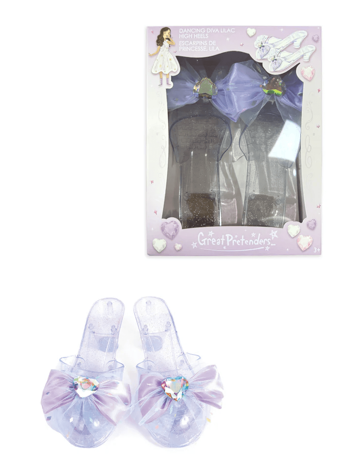 Dancing Diva Lilac High Heels