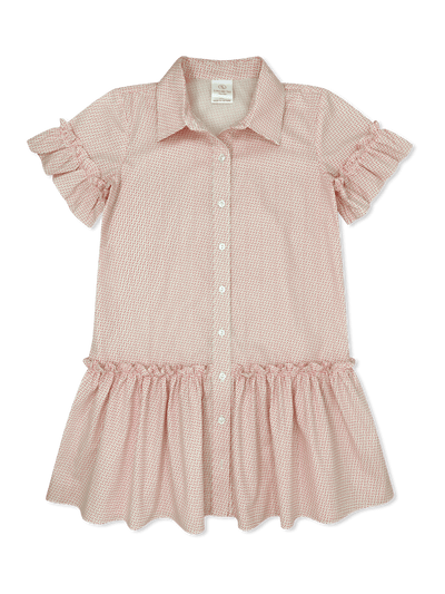 Darcy Dropwaist Dress- Danbury Dot