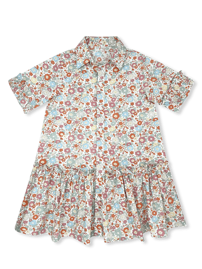 Darcy Dropwaist Dress- Whimsy Blooms