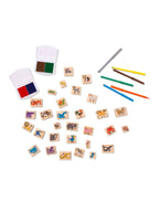 Deluxe Wooden Stamp Set - Animals