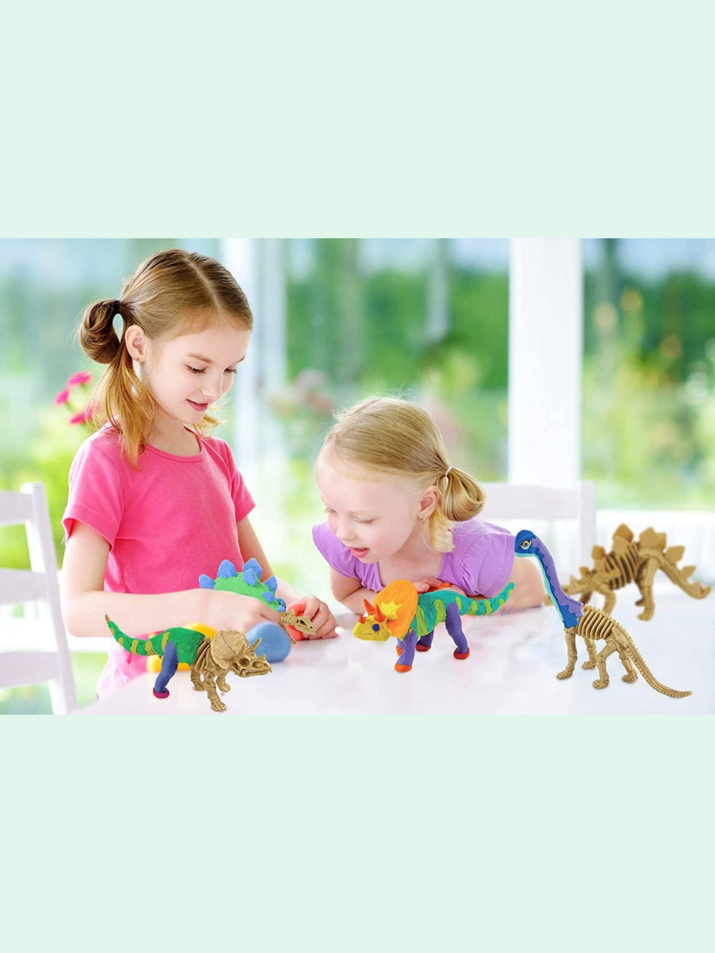 Dino Clay Models with Modeling Clay