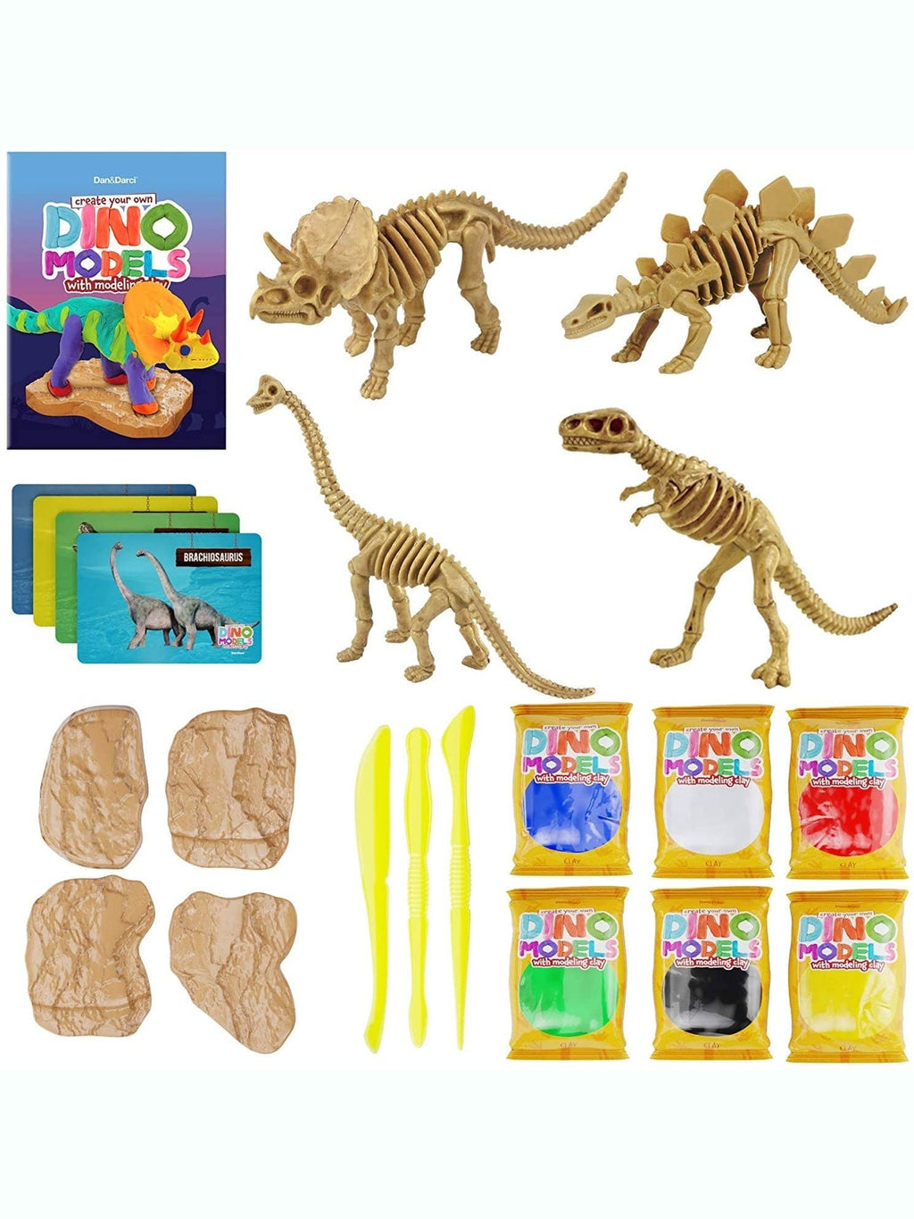 Dino Clay Models with Modeling Clay
