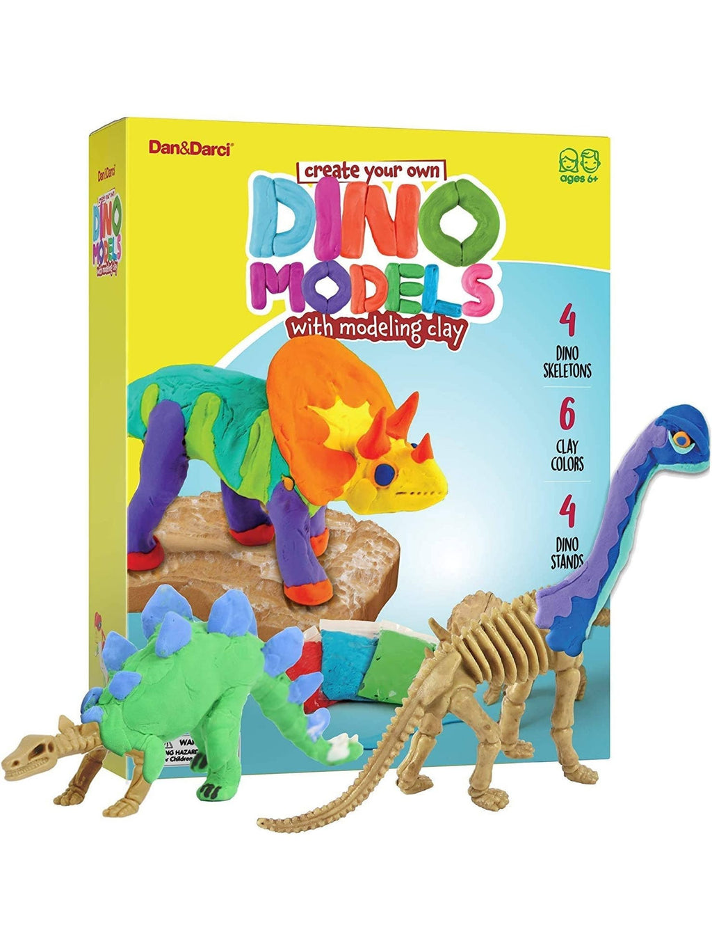 Dino Clay Models with Modeling Clay
