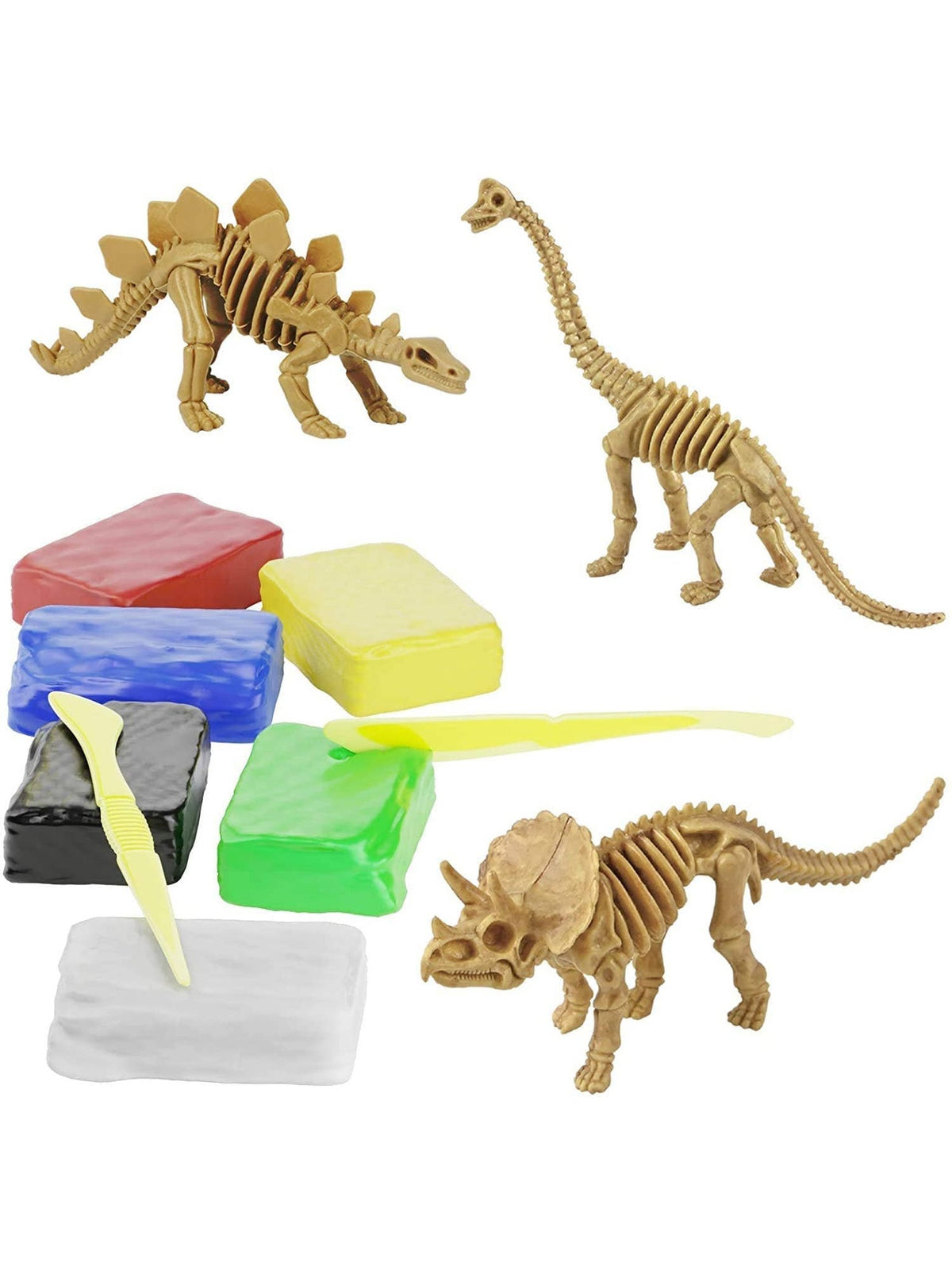Dino Clay Models with Modeling Clay