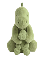 Dino Mama & Baby Plush Set