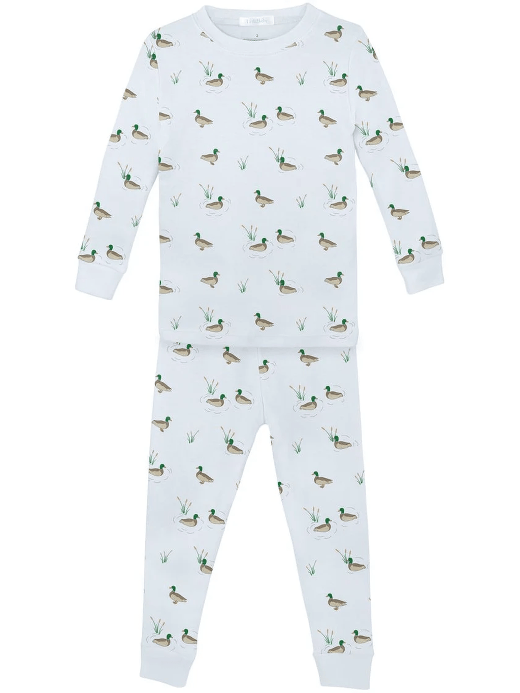 Light Blue Duck By The Lake 2 Pieces Set